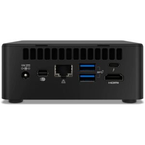 Intel NUC BXNUC9i5QNX1 Home & Business Mini Desktop i5-9300H 4-Core 2.40GHz, 8GB RAM, 1TB PCIe SSD, UHD 630, WiFi 6, BT 5.2, HDMI, USB 3.1, SD Card, Win 10P w/Hub