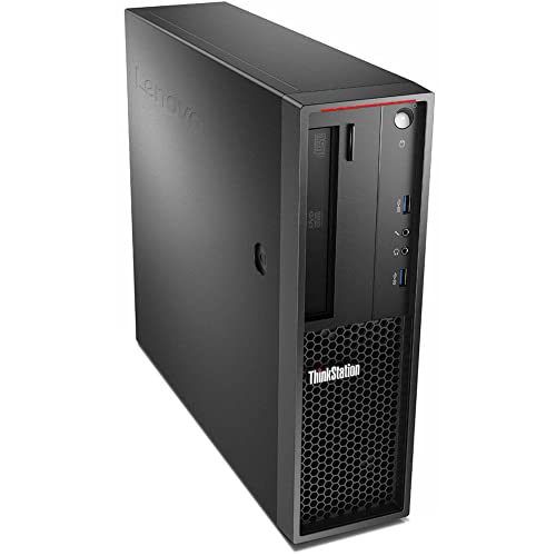 Lenovo ThinkStation P320 Small Form Desktop, Intel i7 7700 3.6Ghz, 32GB DDR4, 1TB SSD Hard Drive, DVD-ROM, Windows 10 Pro (Renewed)