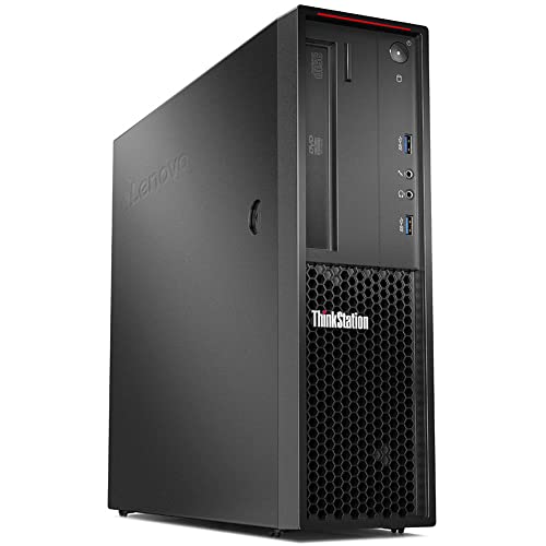 Lenovo ThinkStation P320 Small Form Desktop, Intel i7 7700 3.6Ghz, 32GB DDR4, 1TB SSD Hard Drive, DVD-ROM, Windows 10 Pro (Renewed)