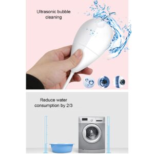 Mini Ultrasonics Washing Machine,USB Powered Electric Portable Automatic Laundry Device with High Frequency Vibration and Automatic Power Off Function