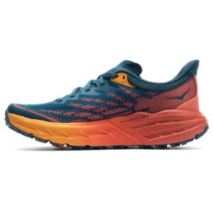hoka one one women's running shoes, blue coral camellia