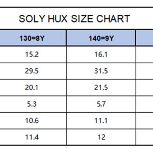 SOLY HUX Girl's Letter Graphic Tees T Shirts Short Sleeve Casual Summer Tops Mocha Brown 160