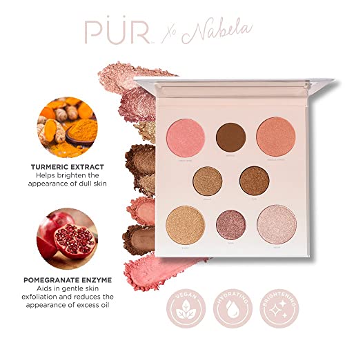 PÜR MINERALS xo Nabela Embrace Your Face Eye & Cheek Palette, 1 Pack