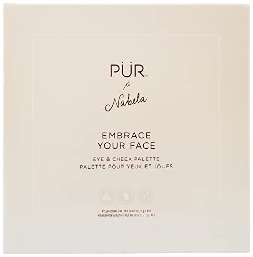 PÜR MINERALS xo Nabela Embrace Your Face Eye & Cheek Palette, 1 Pack