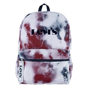 levi's unisex-adults classic logo backpack, americana tie dye, one size