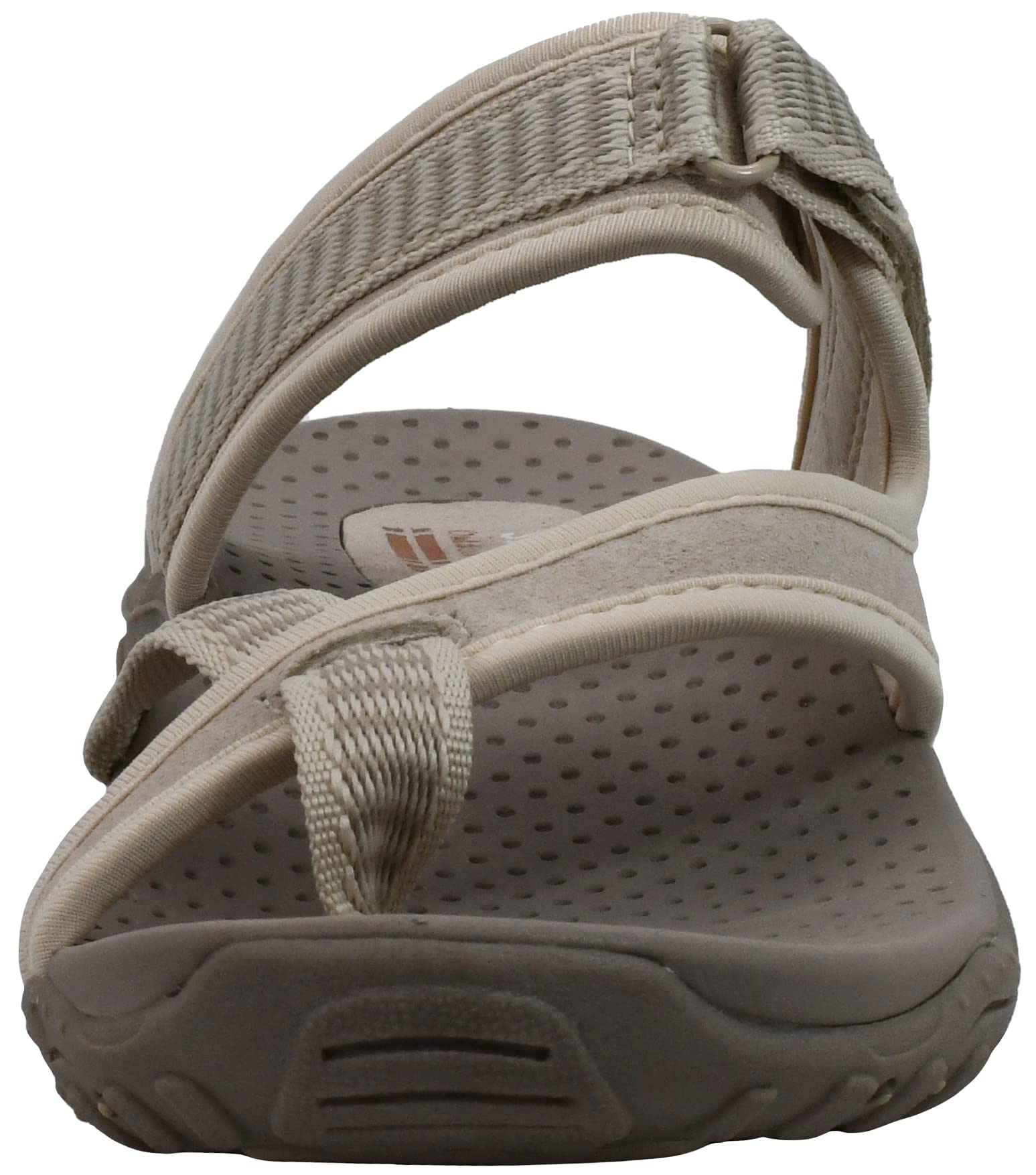 Skechers Women's Reggae-Rasta Flip-slop Sandals Flop, Light Tan, 11 M US