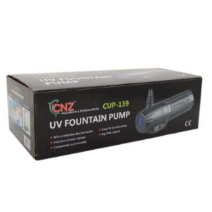 CNZ CUP-139 Submersible Fountain Pump with 13w Clarifier, 265gph