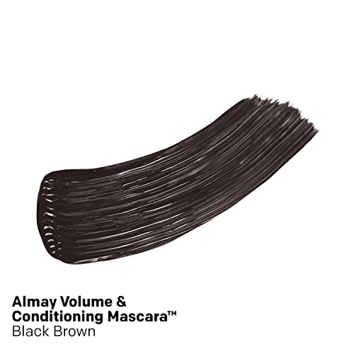 Almay Volume & Conditioning Mascara, Hydrating All Day Wear, 30 Black Brown, 0.27 fl oz.