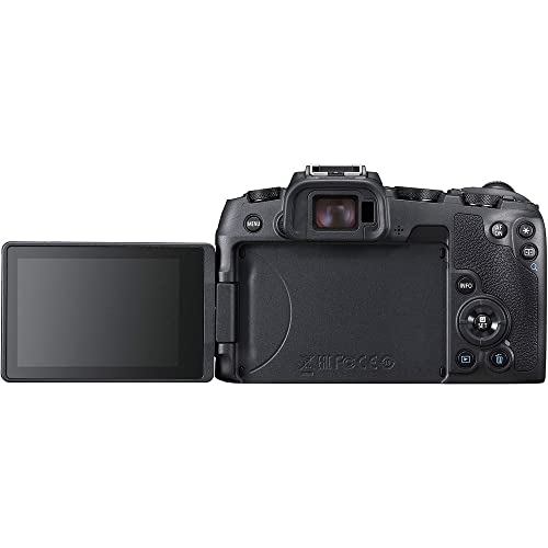 Canon EOS RP Mirrorless Digital Camera with 24-105mm Lens (3380C012) + 64GB Memory Card + Case + Card Reader + Flex Tripod + Hand Strap + Cap Keeper + Memory Wallet + Cleaning Kit (Renewed)