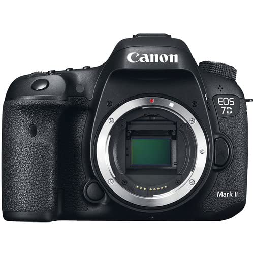 Canon EOS 7D Mark II DSLR Camera with 18-135mm f/3.5-5.6 is USM Lens & W-E1 Wi-Fi Adapter (9128B135) + Canon EF 50mm Lens + 64GB Card + Color Filter Kit + Case + More (Renewed)