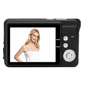 8x zoom digital camera, portable camera with 2.7 inch tft lcd screen and built-in microphone, 1280x720 high definition video camera, auto focus, support sd card(black)