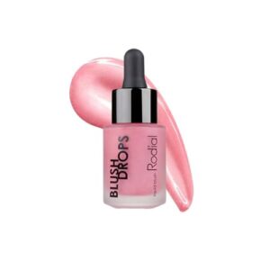 rodial blush drops frosted pink, 0.5 fl oz, moisturising make up blush drops with vitamin e, liquid blush with naturally radiant finish, long lasting finish