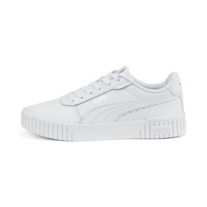 puma carina 2.0 womens ladies fashion trainer shoe white - uk 4