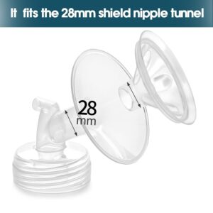 begical 1pc Stride Flange Cushion Insert 26mm Compatible with Spectra 28mm Breast Pump Shield to Reduce Nipple Tunnel Down to 26mm; Petal Cushion Pad Replace Flange Insert Improved Comfort and Fit