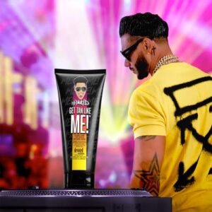 Devoted Creations DJ Pauly D Get Tan Like Me! Dark Tanning Lotion – Double Dark ‘Tan Goals’ Bronzing Blend – Remixed with Positively Energizing Antioxidants VIP Color Club Tattoo and Tan Fade Protectors – 6.78 oz.