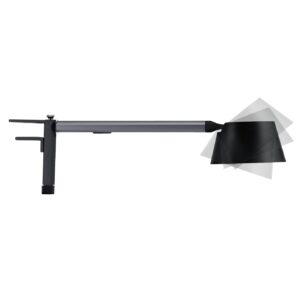 black+decker verve designer led clamp light, fits shelves, cubicles & headboards, true white led + 16m rgb colors