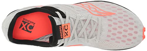 Saucony Women's Kilkenny XC9 Flat Cross Country Running Shoe, Fog/Black/Vizi, 8.5