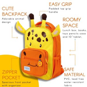 TWISE SIDE-KICK PRESCHOOL BACKPACK FOR KIDS AND TODDLERS (GIRAFFE)