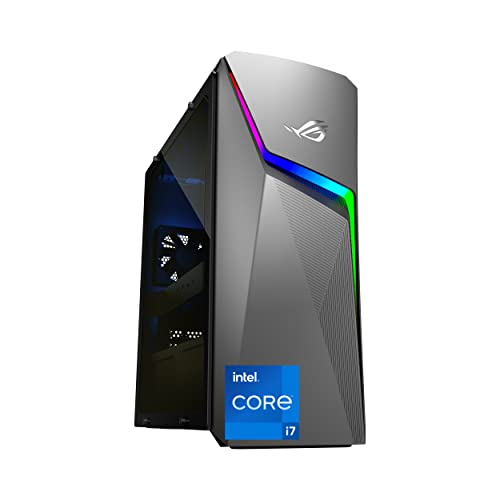 ASUS ROG Strix G10 Gaming Desktop PC, Intel Core i7-11700, GeForce RTX 3060, 16GB DDR4 RAM, 1TB PCIe SSD, Wi-Fi 5, Windows 11 Home, G10CE-AH766