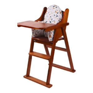 Lomgwumy High Chair Cushion, New Type High Chair Cover Pad/pad for High Chair,highchair Cushion for IKEA Antilop Highchair,Built-in Inflatable Cushion,Baby Sitting More Comfortable (Stone Pattern)