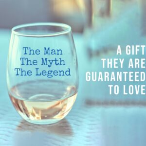 Personalized Printed 17oz Stemless Wine Glass, Gifts for Women, Customized Christmas Gifts, Unique Custom Gifts for Mother's Day, Customizable Bridesmaid Birthday Wine Tumbler, Your Text Here