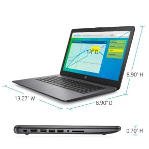 HP Stream 14" HD Display, Intel Celeron N4000 Dual-Core, 4GB DDR4 Memory, 192GB Storage (64GB eMMC+128GB TGC SD Card), HDMI, WiFi,Webcam, Bluetooth, 1-Year Microsoft 365, Win10 S, Brilliant Black