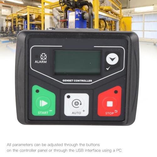 Generator Control Module, DC30D Automatic Genset Controller Panel High Resolution Intelligent Generator Set Controller