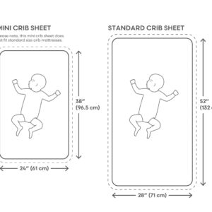 mushie Extra Soft Muslin Fitted Mini Crib Sheet | 24"x 38" (Roman Green)