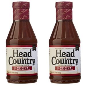 head country bar-b-q sauce, original flavor, 20 oz (pack of 2)
