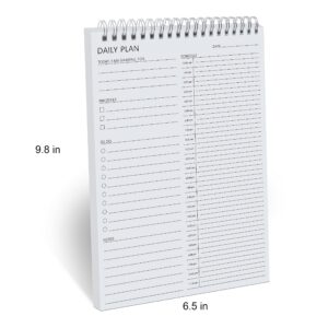 24 Hour Daily Planner - Daily To Do List for Work & Personal Life, Productivity Planner, Everyday Planner, Daily Schedule, 6.5 x 9.8