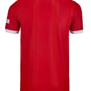 adidas Men's Manchester United Home Authentic Soccer Jersey 2021/22 (Medium) Red