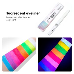 Eyret Green Liquid Eyeliner Colorful Eyeliners Waterproof Eyeliner Neon Makeup Cosmetic for Women and Girls