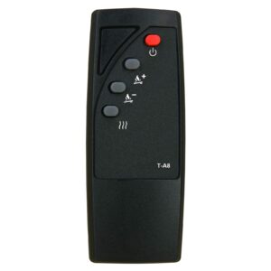 Replacement Remote Control for Twin Star ChimneyFree ClassicFlame Dura Flame Fireplace Heater DFI-8511-01 DFI-8511-02 DFI-8511-03 DFI-8511-04 DFI-8511-05 DFI-8511-06 DFI-8511-07 DFI-8511-08(T-A8)