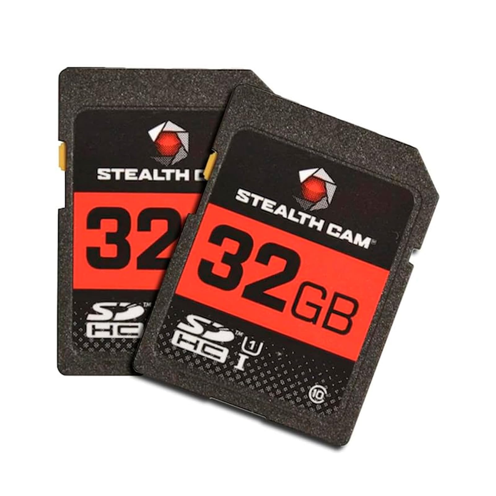 STEALTH CAM SD Card - High-Speed Data Transferring Storage Game Trail Hunting Scouting Photo Video Recording Cameras, 32GB SD Card (2 Pack)