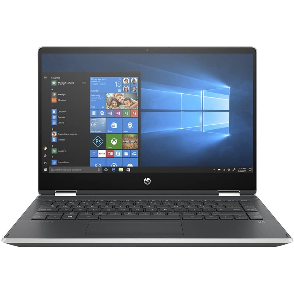 HP 14inch 2in1 X360 HD Touchscreen Laptop PC, Intel Core i51035G1 Processor, 16GB DDR4, 1TB SSD, Bac Silver 14 14.99 inches HP x360 2in1 14.0 0