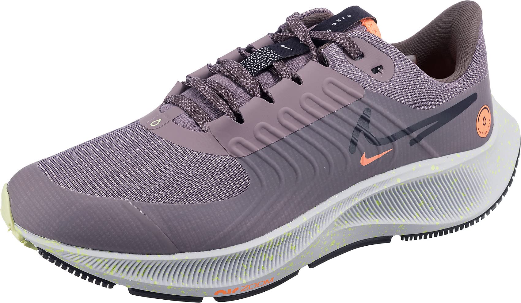 NIKE Women's Sneaker, Purple Smoke Cave Purple Venice Atomic Orange Lt Liquid Lime Summit White, 10