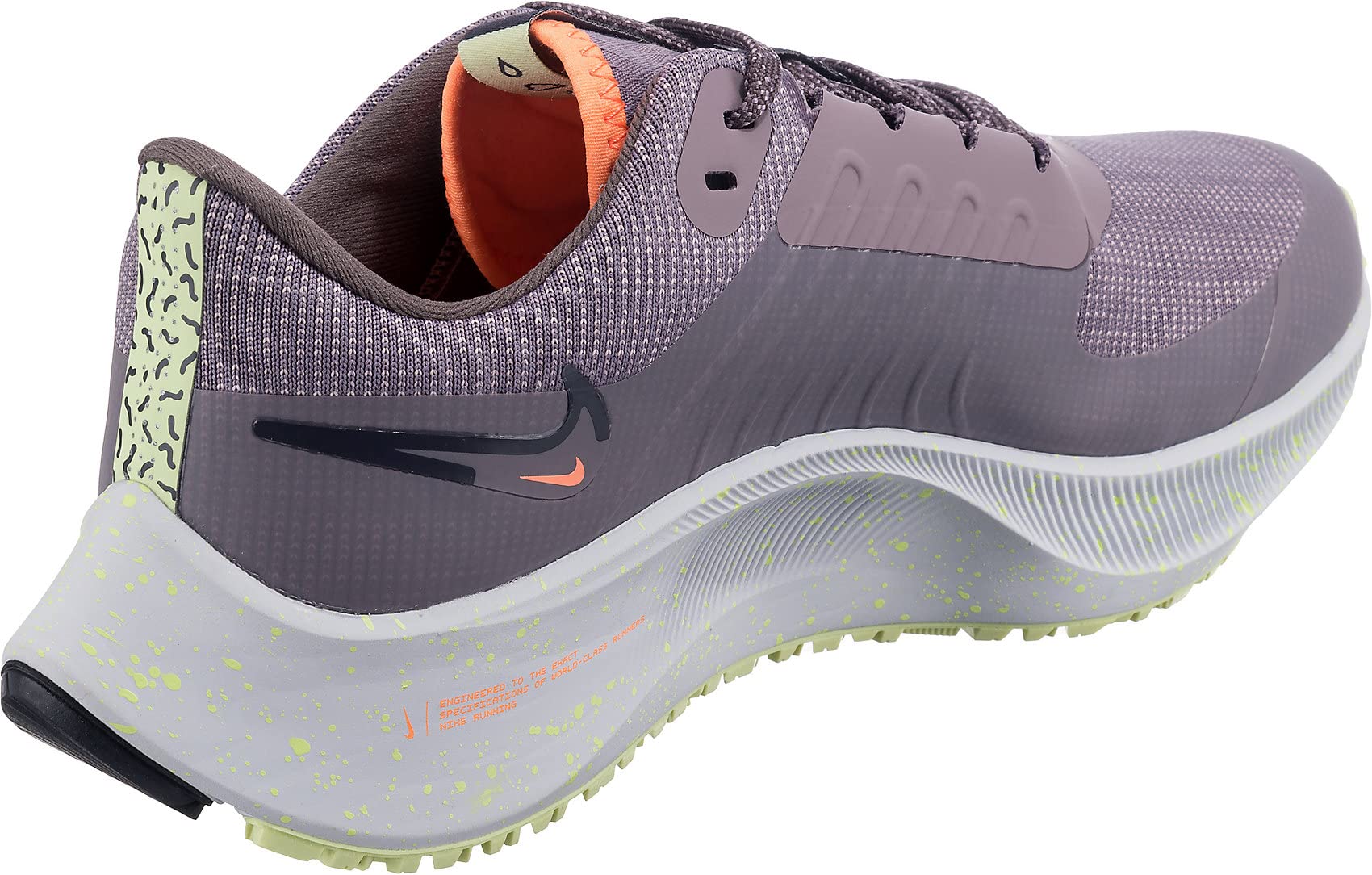 NIKE Women's Sneaker, Purple Smoke Cave Purple Venice Atomic Orange Lt Liquid Lime Summit White, 10