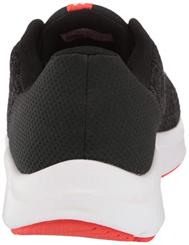 Under Armour Men's Charged Pursuit 3 Twist, (002) Black/Black/Radio Red, 8