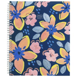 cambridge 2022-2023 planner, weekly & monthly academic, 8-1/2" x 11", large, joyful floral (1619-905a)