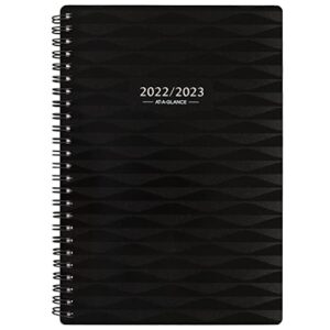 at-a-glance 2022-2023 planner, weekly & monthly academic, 5-1/2" x 8-1/2", small, elevation, black (75101p05)
