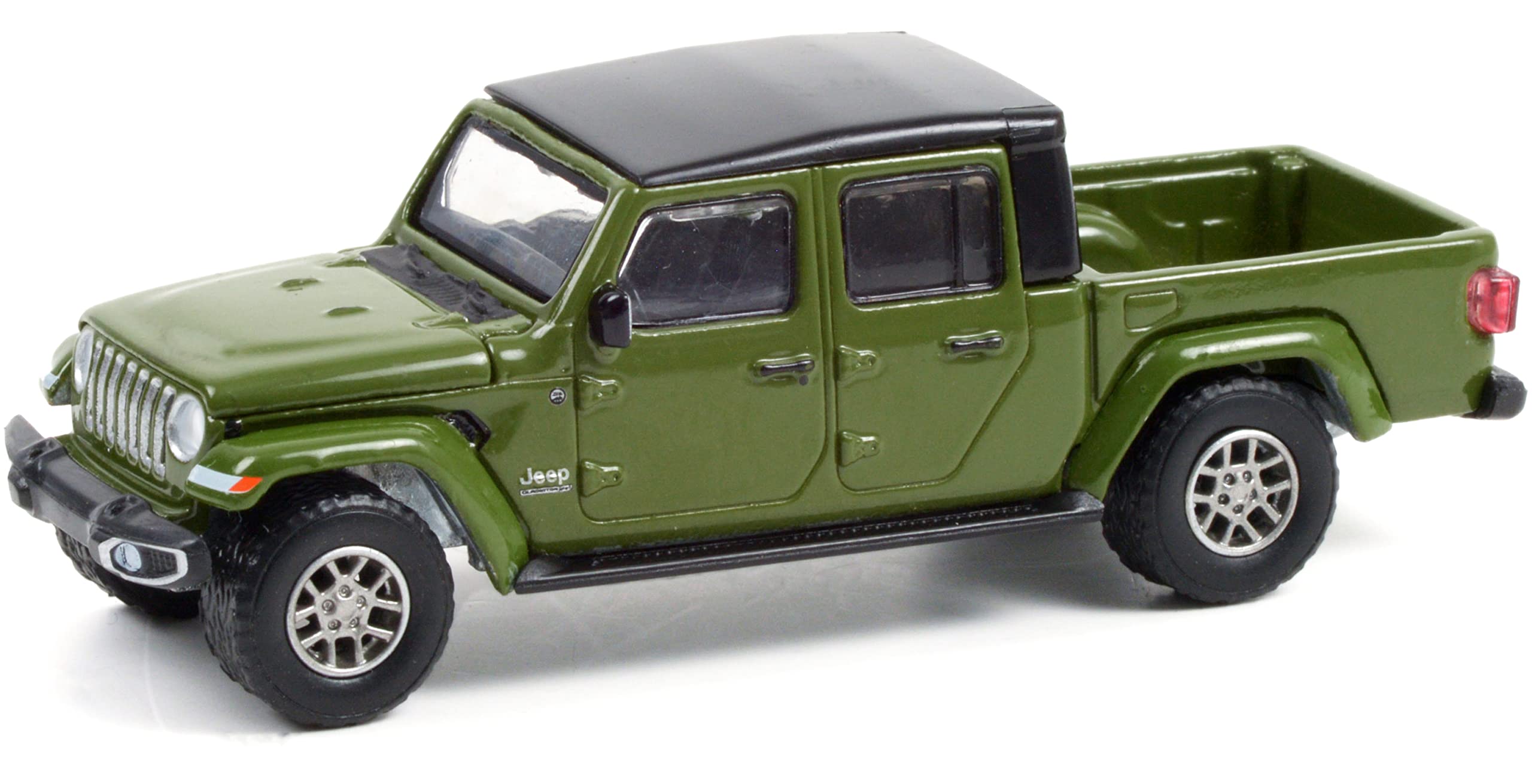 Greenlight Collectible 2021 Gladiator Pickup Truck Green with Black Top 80th Anniversary Anniversary Collection Series 13 1/64 Diecast Model Car by Greenlight 28080 F