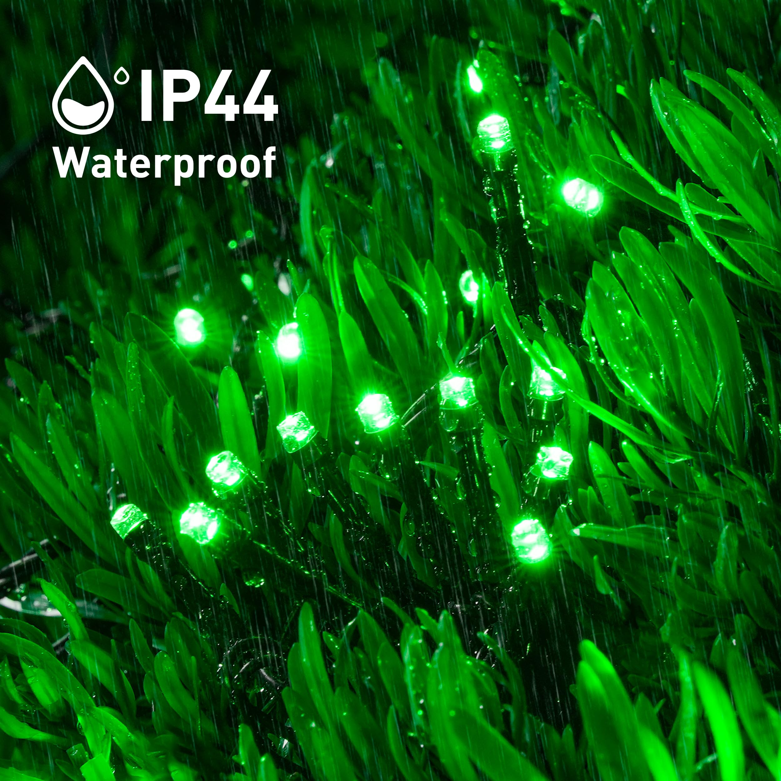 JMEXSUSS 600 LED Green Lights for St Patrick's Day, 207 ft Green Solar String Lights, 8 Modes Solar Christmas Lights Outdoor Waterproof for Christmas Tree St Patricks Decorations