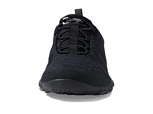 Skechers Women's Breathe Easy-Infi Knity Sneaker, Black, 7