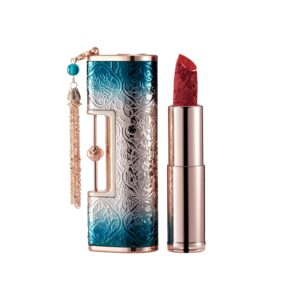florasis blooming rouge love lock lipstick long-lasting sculpting lipstick misty matte finish lightweight nourishing for everyday use (m1314 together forever)