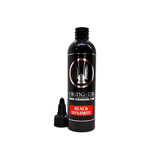 VIKING INK Tattoo Ink BLACK DYNAMITE 4oz (1 unit x 4 oz)