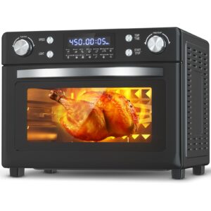 26 inch toaster oven freestanding and wall mounted, toaster oven with remote control & touch screen, adjustable flame color and speed, log/crystal options