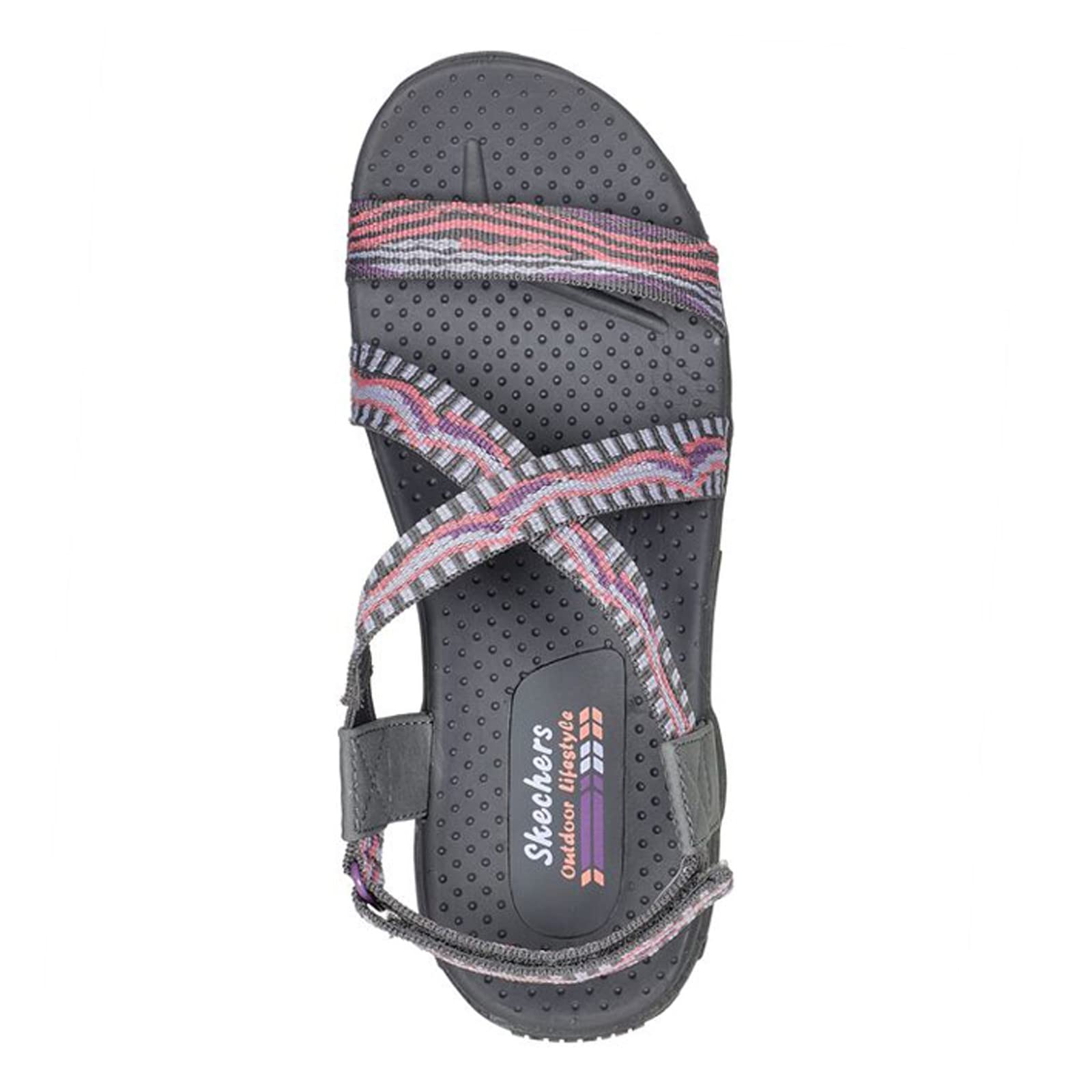 Skechers Reggae - Stay Together Gray/Purple 9 B (M)