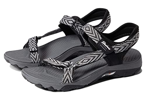 Skechers Arch Fit Reggae - Grounded Black/White 9 B (M)