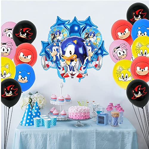 birthday balloons, party supplies boy 5th birthday balloon decoration (17pcs)