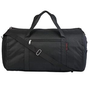 Travelers Club Duffel and Garment Bag, Black, 24-Inch